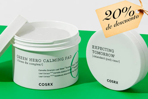 COSRX: Green Hero Calming Pad (Discos limpiadores y calmantes)