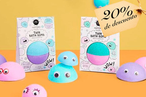 Nailmatic Kids: Twin Bath Bomb (Bombas de baño duo)