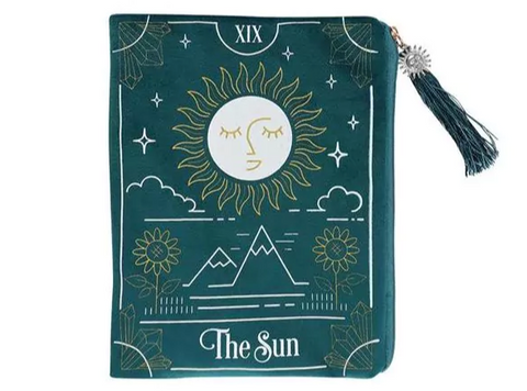 Green Tree Candle: Bolsa de tela con cremallera - The Sun