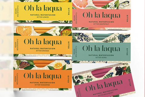 Oh La Laqua: Natural Waterfusion. Edición Bitter - Varios tipos (Sabores líquidos para el agua)