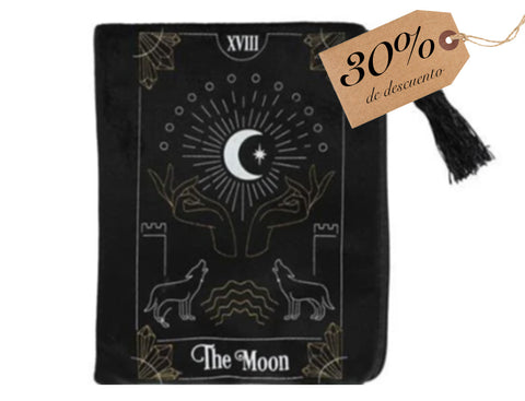 Green Tree Candle: Bolsa de tela con cremallera - The Moon