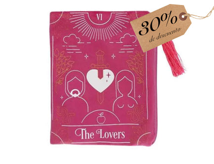 Green Tree Candle: Bolsa de tela con cremallera - The Lovers