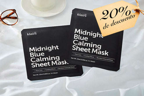 Klairs: Midnight Blue Calming Sheet Mask (Mascarilla calmante)