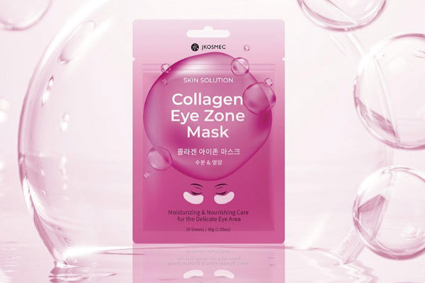 Jkosmec: Skin Solution Collagen Eye Zone Mask (30 parches para contorno de ojos)