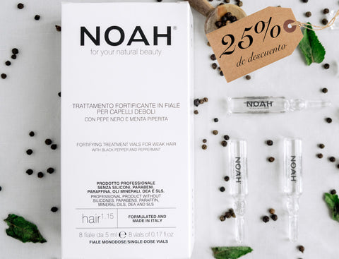 NOAH: 1.15 Fortifying Treatment Vials (Tratamiento para cabello débil)