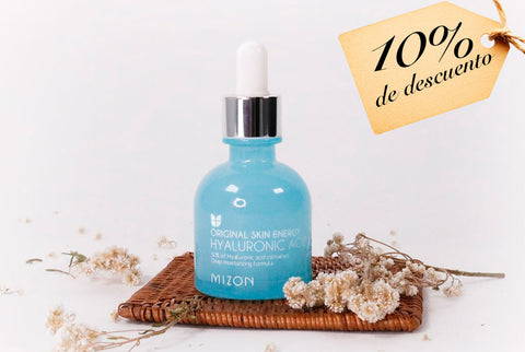 Mizon: Hyaluronic Acid 100 (Sérum hidratante concentrado con un 50% de Ácido Hialurónico)