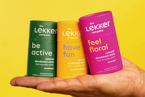 Lekker: Natural Deodorant Stick - Varios aromas (Desodorante natural en stick)