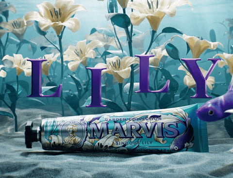 Marvis: Sinous Lily (Pasta de dientes de lilium y menta)