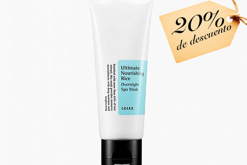 Cosrx: Ultimate Nourishing Rice Overnight Spa Mask (Mascarilla de noche iluminadora, hidratante y nutritiva)