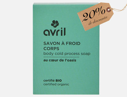 Avril: Savon à froid Corps - Au coeur de l'oasis (Jabón sólido)