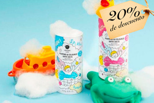 Nailmatic Kids: Foaming & Coloured Bath Salts - Varios colores (Sales de baño espumosas)