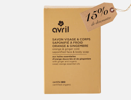 Avril: Savon Visage & Corps - Varios tipos (Pastilla de jabón para cara y cuerpo)