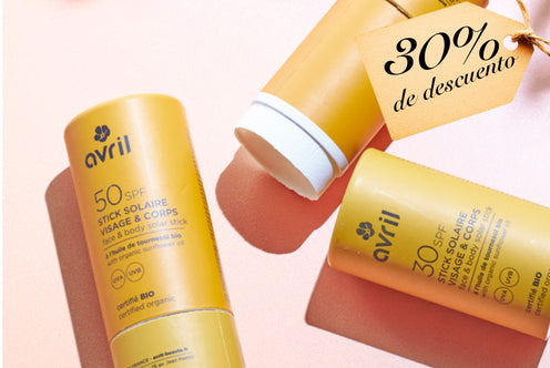 Avril: Stick solar Spf50 (Protector solar mineral en stick Spf50)